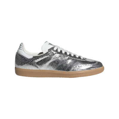 Baskets casual unisexe (Argent / Blanc)